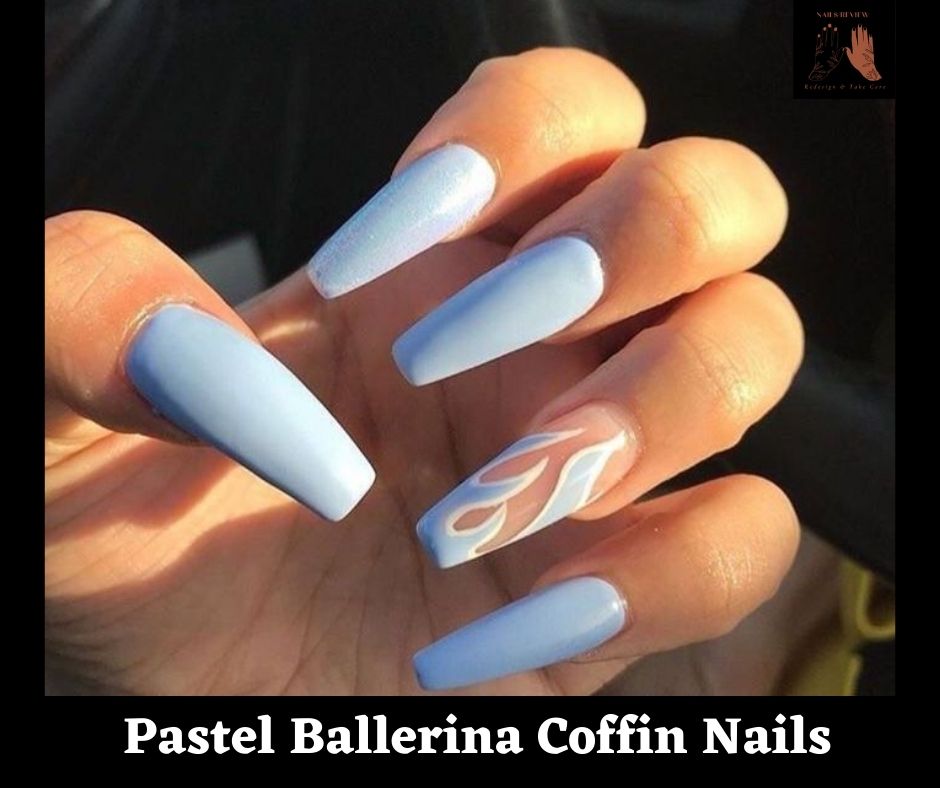 Pastel Ballerina Coffin Nails