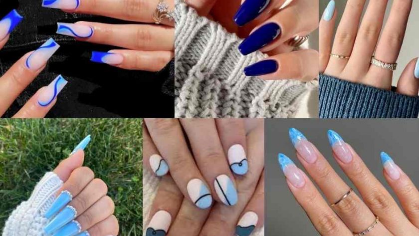 Blue Nails Designs